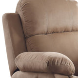 Brown Recliner with Pillow Top Arm B062P215450