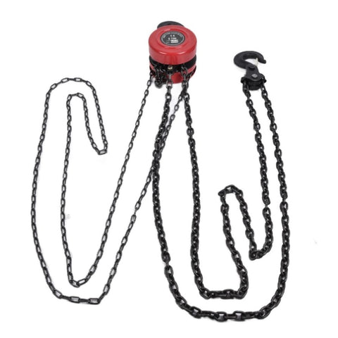 ZUN 3M 5T Manual Hand Chain Hoist Ratchet Lever Block with Hook - Industrial Heavy Duty 96344925