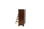 ZUN Dark Cherry 1pc Chest Of Drawers Storage Bedroom Furniture Traditional Style Chest B011P238669