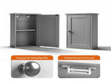 Gray P2 MDF painted finish, 34.6*20*50cm, single door with one shelf, bathroom vanity 66510288