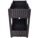 Planter Raised Beds - Elevated Planter Garden Box with Drainage Plug Raised Garden Beds for W465P187500