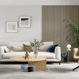 Acoustic Wood Wall Panels, 2 Pack 94.5" x 12.6" Soundproof Wall Panels,Wood Slat Wall Panels for T3210P310261