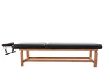 HENGMIGN Stationary Massage Table Treatment Clincal Beauty Bed /PU Spa Bed,Black W21236007