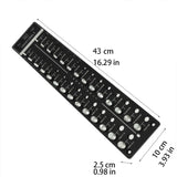 Black Screw Nut Thread Detector Screw Measuring Gauge - Bolt Nut Identifier Gauge with Inch 18925211