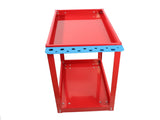Tool Cart on Wheels, Heavy Duty Steel Utility Cart w/Lockable Wheels, 400 LBS Capacity Industrial 53703843