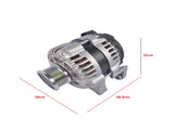 100A 12V Alternator with 6-Groove Pulley Fits for Chevrolet Sonic 1.8L L4 Sedan Hatchback 4-Door 04388435