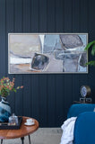 59" x 30" Large Modern Oil Painting, Framed Landscape Wall Art for Living Room Dining Room Office W2078130256