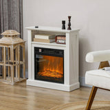 27" Electric Fireplace with Mantel Surround, 1400W Replaceable Fireplace Insert Heater with 27698530