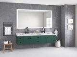 72 x 36 Inch LED Bathroom Mirror with Front and Backlight, Wall Mounted Vanity Mirror, Anti-Fog, W2287P279964