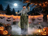 Crawling Zombie Halloween Decoration, Voice & Clap Activated Animated Groundbreak Zombie Prop with 77507655
