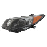 Headlights Black Housing Amber Corner Left Right Pair for 2012-2014 Toyota Camry 49896370