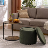 Ottoman, multi-functional combination set table Ottoman, combination of Ottoman and table, with drum W487P243610