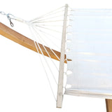 1-Person Hammock with Stand Set for Outside & Inside, Indoor Outdoor Standalone, plywoodcanvas W2297P143376
