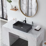 Vessel Sink Quartz Stone Bathroom Sink Modern Art Sink 25B11BQ W3034P280548