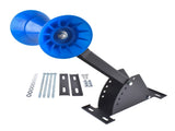 Adjustable Boat Trailer Winch Stand with Blue Roller - Universal Winch Mount Post for 3" to 4" Wide 03361391