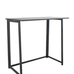 ZUN Simple Collapsible Computer Desk Black 92487333