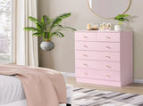Modern Simple 6-Drawer Dresser Pink 28507163