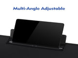 Adjustable Personal Table with Cupholder & Ipad Tablet Holder, Black 70057456