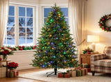 6ft Dual Color LED Christmas Tree 11 Modes with Remote 04188188