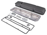 Black Aluminum Short Valve Covers Fits for 1958-1986 SBC 283 302 305 327 350 400 97140089