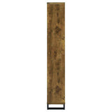 Antique Nutmeg 6-tier Rectangular Bookcase B062P145466