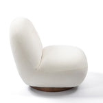 ZUN Larger Luxury Modern Swivel Accent Chair, Tight Back Ice Flower Velvet Sofa Chair, Minimalist Style W2664P256531