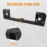 Trailer Tow Hitch Bar Hook Assembly 2in Receiver For Tesla Model Y 2020-2024 02518719