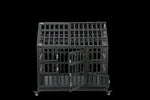 ZUN Heavy Duty Dog Cage pet Crate with Roof 81385515