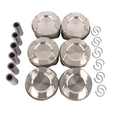 6* Pistons & Rings Set STD 22mm 84mm for BMW 335i 435i 535i X3 X4 X5 X6 N55B30A 11257587914 21309972