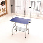 ZUN 36" Folding Dog Pet Grooming Table Heavy Duty Stainless Steel pet dog Cat Grooming Table W20601011