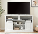 ZUN Media Console Table with Storage Cabinet, Mid Century style Entertainment TV Table, Multipurpose W1758P177970