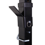 Adjustable Folding Multifunctional Workout Station Adjustable Workout Bench with Squat Rack - balck W2181P153079