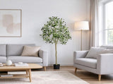 5 FT Faux Olive Tree, Lifelike Artificial Potted Plant with Anti-Tip Tilt Protection, Durable PE 64274563