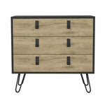 ZUN Huna Hairpin Legs Dresser with 3-Drawer Storage B200P173219