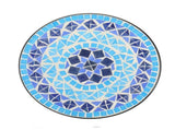 Inlaid With Diamond-Colored Sea Mosaics With Round Terrace Bistro Tables 21014549