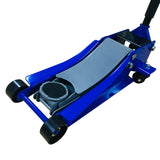 ZUN 3 Ton Heavy Duty Hydraulic Floor Jack for Truck Trailer Car Steel Blue 47225465