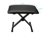 Adjustable Folding Piano Bench Stool Seat Black 85471225
