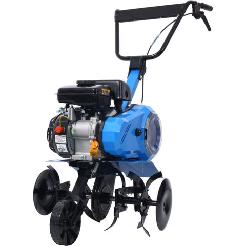 ZUN Gas-Powered 4-Cycle 2-in-1 Tiller and Cultivator,,78.5cc with Handle 18IN TILL WIDTH,EPA complaint W465142924