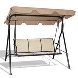 3-person garden swing Brown 58979524