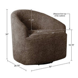 Upholstered 360 Degree Swivel Chair B035P203222