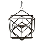 3 - Light Metal Chandelier, Hanging Light Fixture with Adjustable Chain for Kitchen Dining Room W2078138928