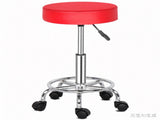 Professional Salon Stool with Spider Base - 8cm Thick Molded Foam, Semi-PU Leather, SGS Certified 44929108