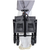 Expandable Dual-Layer Utility Wagon with 100% Extra Space - 225lbs Grocery Cart for Camping, 19268330