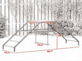 10 Pcs Chicken Coop Perches with Adjustable Swing, Roosting Bars for Backyard Brooder & Farm Coop 26772839