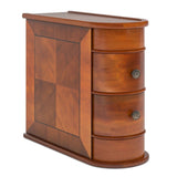 1pc Solid Bedroom Bedside Table with 2 Storage Drawers Solid 91370281