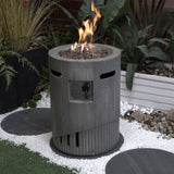 ZUN 32000 BTU, CSA Certification Diameter 20 Inch Round Outdoor Gas Fire Pit,Contain 2.5kg Lava Stone W2734P194101