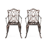 ZUN Tucson Dining Chair, Black Copper 50737.00MP2