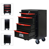 Rolling Metal Tool Chest with 4 Drawers, 20" 4-Drawer Tool Chest Cabinet with Ball Bearing Drawer W1102P245226