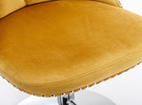 Furniture,Swivel Velvet Barstools Adjusatble Seat Height from 25-33 Inch, Modern Upholstered Chrome 66442886