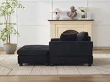 Chaise Lounge Chair with Removable Ottoman Accent Sofa Bed Upholstered Sleeper Couch Bed with W1170P353044